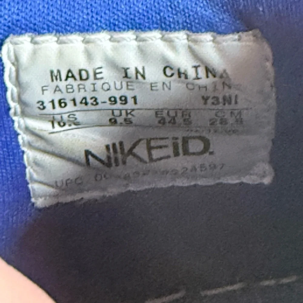 Nike ID 316143-991 Nike Custom Dunk Low Sneakers "Jay Boog's" Vintage Y2K‎ 10.5 - Picture 11 of 11